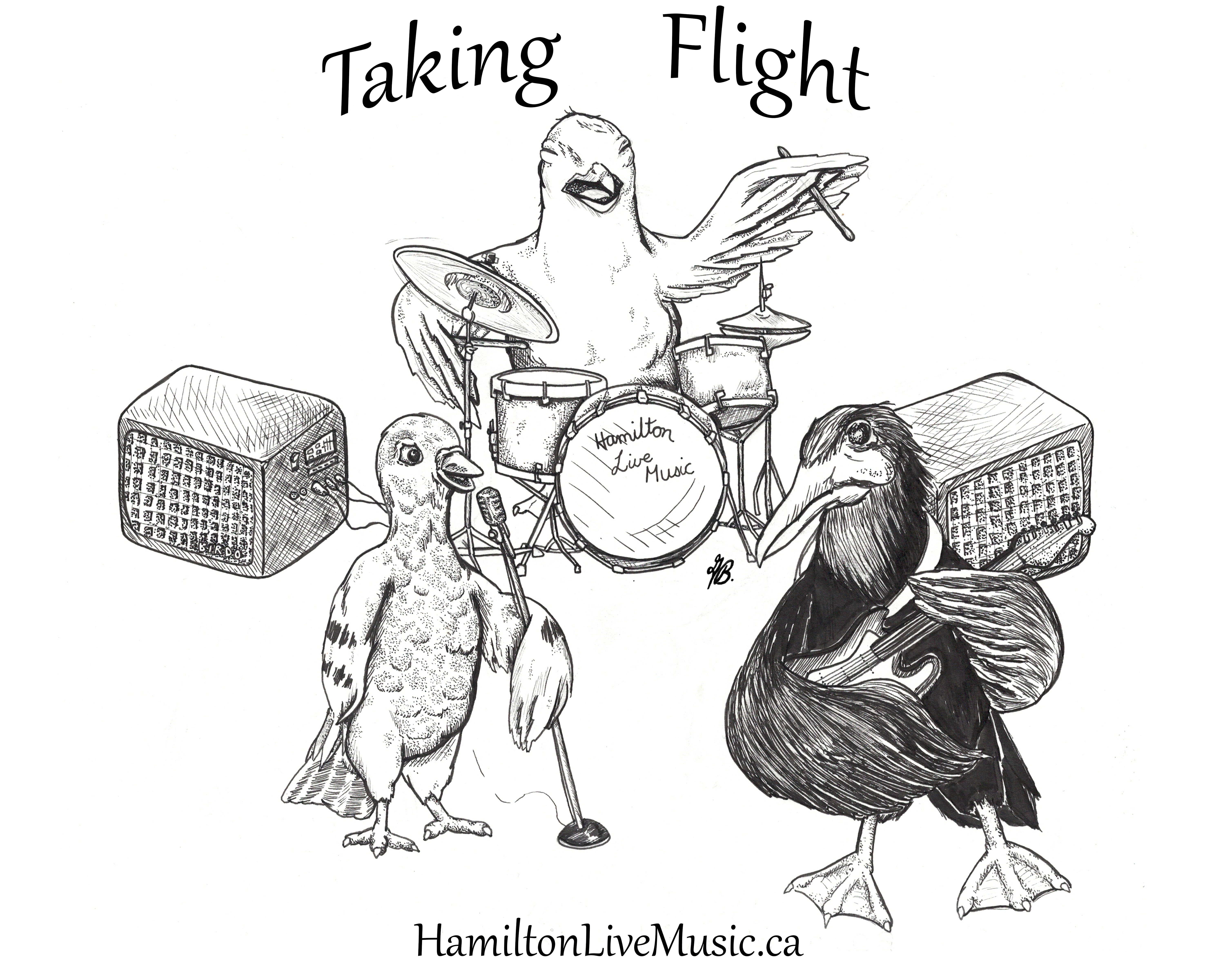 The Ambitions Hamilton Live Music Bird Band