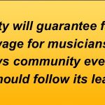 city wage for musicians